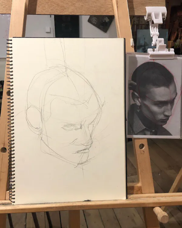 素描課第十二堂：人臉